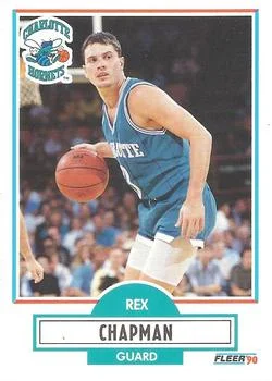 1990-91 Fleer Rex Chapman #17 card image