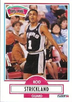 1990-91 Fleer Rod Strickland #173 card image