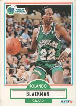 1990-91 Fleer Rolando Blackman #38 card image