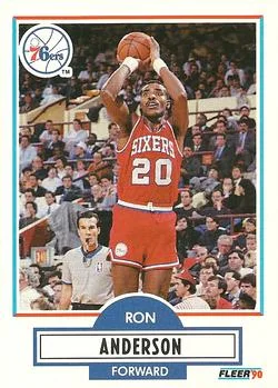 1990-91 Fleer Ron Anderson #138 card image
