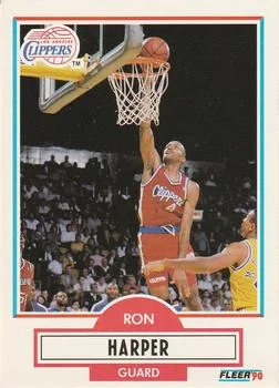 1990-91 Fleer Ron Harper #86 card image