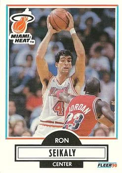 1990-91 Fleer Rony Seikaly UER #102 card image