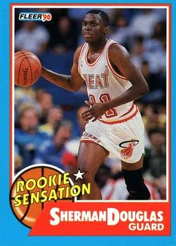 1990-91 Fleer Sherman Douglas [Rookie Sensations] Rookie Sensations #10 card image