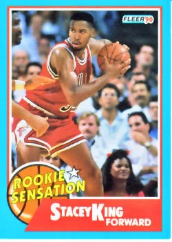 1990-91 Fleer Stacey King [Rookie Sensations] Rookie Sensations #5 card image