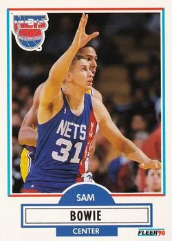 1990-91 Fleer Sam Bowie #118 card image