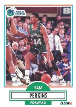 1990-91 Fleer Sam Perkins #43 card image