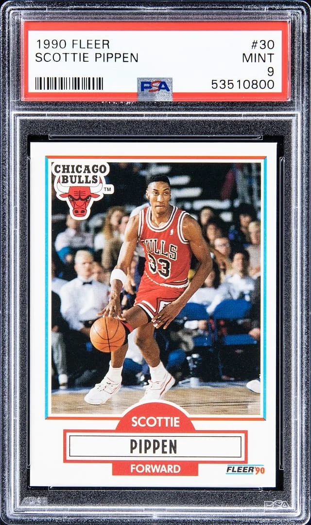 1990-91 Fleer Scottie Pippen #30 card image