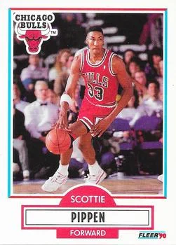 1990-91 Fleer Scottie Pippen UER #30 card image