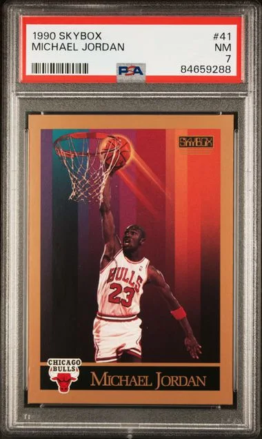 1990-91 Fleer SkyBox Michael Jordan #41 card image