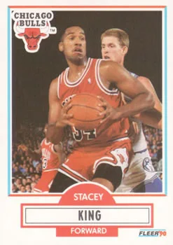 1990-91 Fleer Stacey King #27 card image