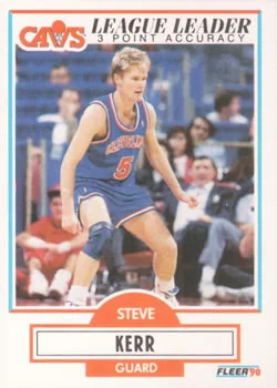 1990-91 Fleer Steve Kerr LL #34 card image