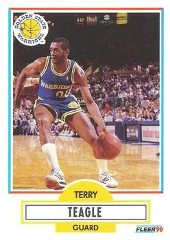 1990-91 Fleer Terry Teagle #68 card image