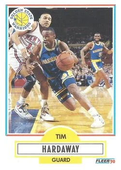 1990-91 Fleer Tim Hardaway #63 card image