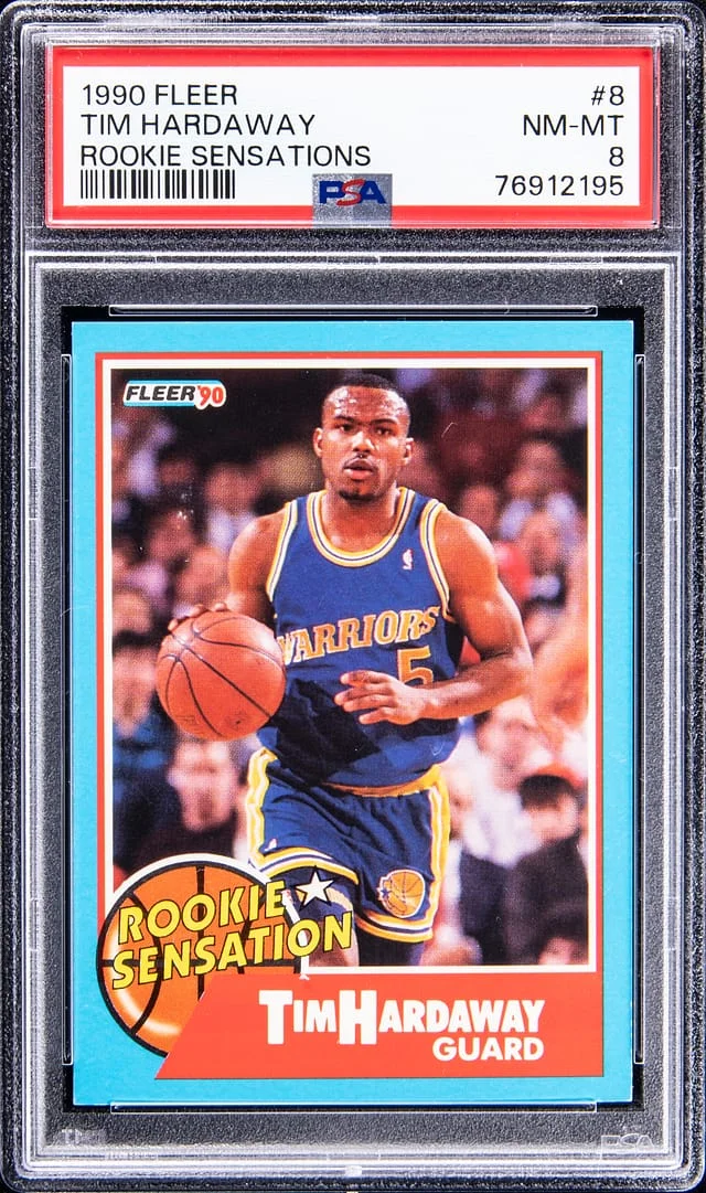1990-91 Fleer Tim Hardaway Sensations #8 card image