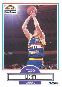 1990-91 Fleer Todd Lichti #51 card image