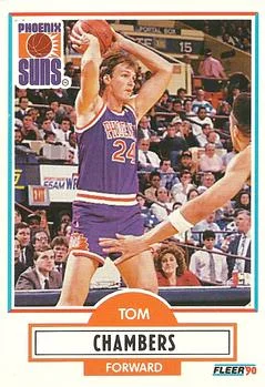 1990-91 Fleer Tom Chambers #146 card image
