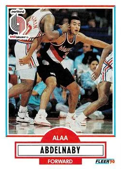 1990-91 Fleer Update Alaa Abdelnaby #U-78 card image