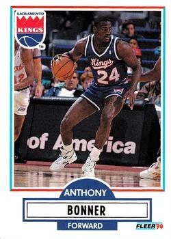 1990-91 Fleer Update Anthony Bonner #U-82 card image