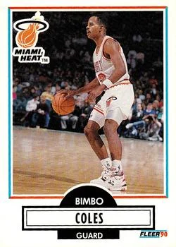 1990-91 Fleer Update Bimbo Coles #U-48 card image