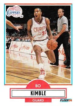 1990-91 Fleer Update Bo Kimble #U-41 card image