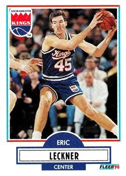 1990-91 Fleer Update Eric Leckner #U-85 card image