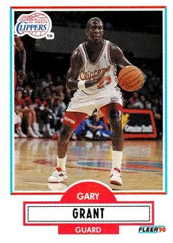 1990-91 Fleer Update Gary Grant #U-40 card image