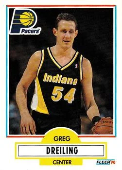 1990-91 Fleer Update Greg Dreiling #U-37 card image