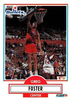 1990-91 Fleer Update Greg Foster #U-99 card image