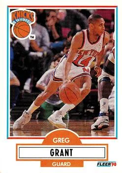 1990-91 Fleer Update Greg Grant #U-63 card image