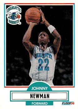 1990-91 Fleer Update Johnny Newman #U-12 card image