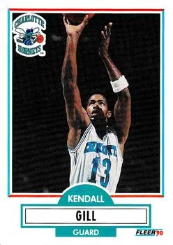 1990-91 Fleer Update Kendall Gill #U-11 card image