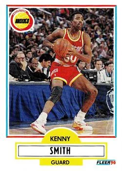 1990-91 Fleer Update Kenny Smith #U-36 card image