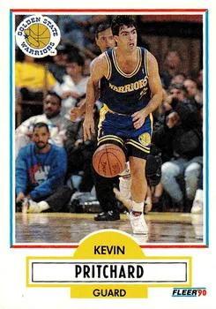 1990-91 Fleer Update Kevin Pritchard #U-34 card image