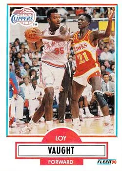 1990-91 Fleer Update Loy Vaught #U-42 card image