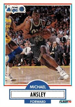 1990-91 Fleer Update Michael Ansley #U-66 card image