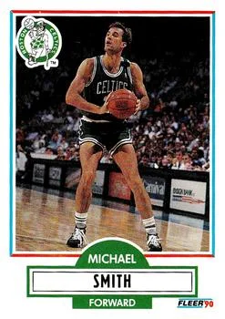 1990-91 Fleer Update Michael Smith #U-10 card image