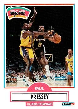1990-91 Fleer Update Paul Pressey #U-90 card image