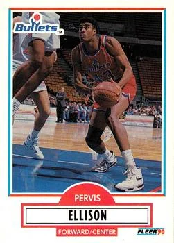 1990-91 Fleer Update Pervis Ellison #U-97 card image