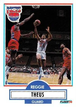 1990-91 Fleer Update Reggie Theus #U-62 card image