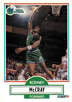 1990-91 Fleer Update Rodney McCray #U-21 card image