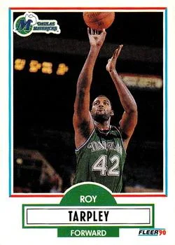 1990-91 Fleer Update Roy Tarpley #U-22 card image