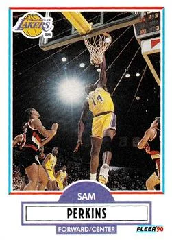 1990-91 Fleer Update Sam Perkins #U-44 card image