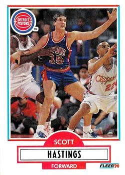1990-91 Fleer Update Scott Hastings #U-30 card image