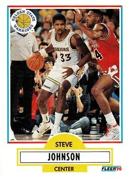 1990-91 Fleer Update Steve Johnson #U-33 card image