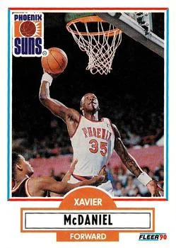 1990-91 Fleer Update Xavier McDaniel #U-77 card image