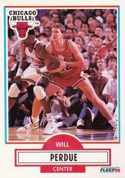 1990-91 Fleer Will Perdue #29 card image