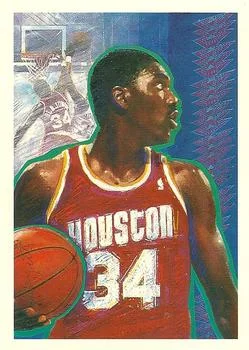 1990-91 Hoops Akeem Olajuwon TC #364 card image