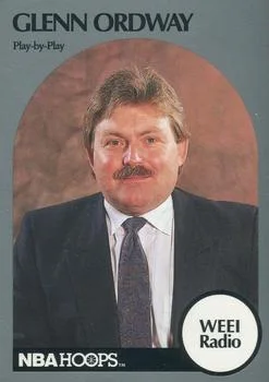 1990-91 Hoops Glenn Ordway Play-by-Play [Announcers] Announcers #NNO card image