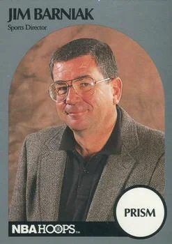 1990-91 Hoops Jim Barniak Sports Director [Announcers] Announcers #NNO card image