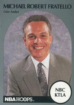 1990-91 Hoops Michael Robert Fratello Color Analyst [Announcers] Announcers #NNO card image